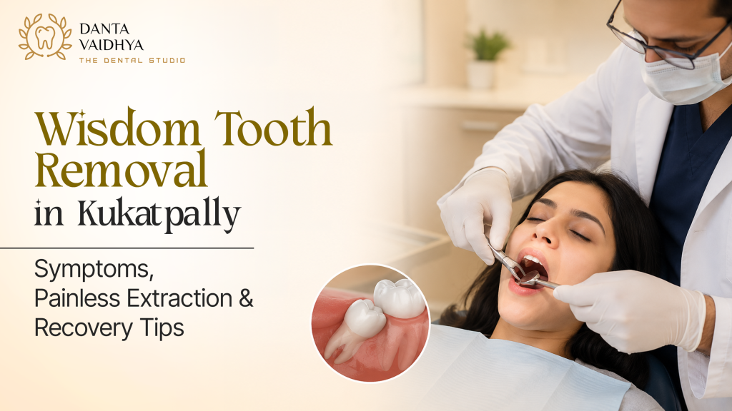 Wisdom Tooth Removal in Kukatpally – Symptoms, Painless Extraction & Recovery Tips
